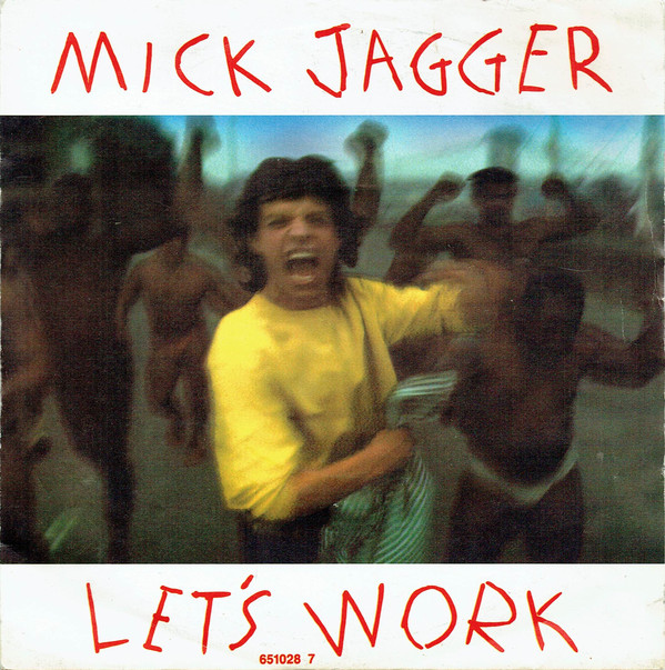 Mick Jagger - Let's Work - Used Vinyl Record 7" image 1