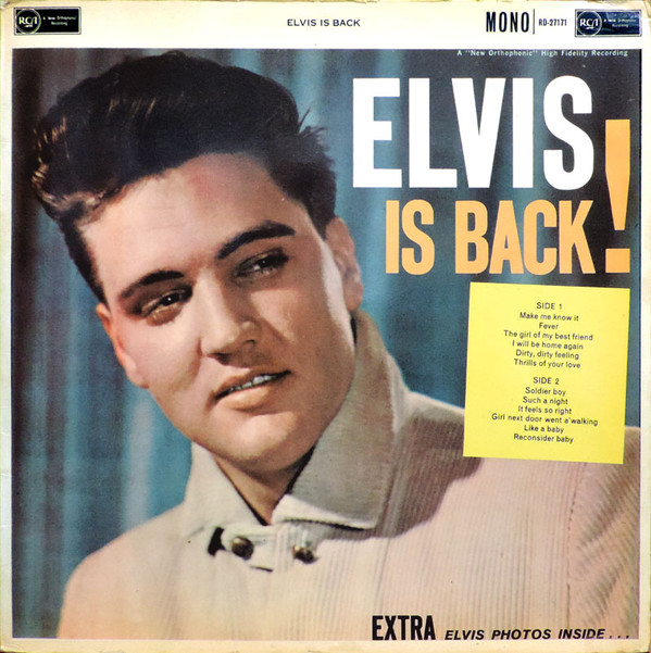 Elvis Presley - Elvis Is Back - Used Vinyl Record image 1