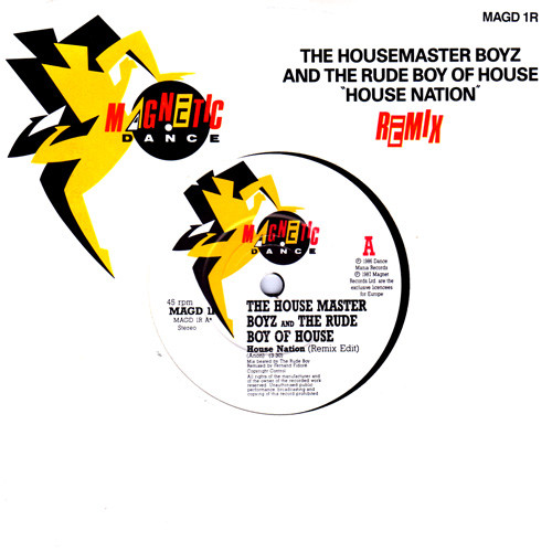Housemaster Boyz - House Nation (Remix) - Used Vinyl Record 7" image 1