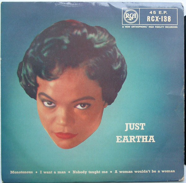 Eartha Kitt - Just Eartha - Used Vinyl Record 7" image 1