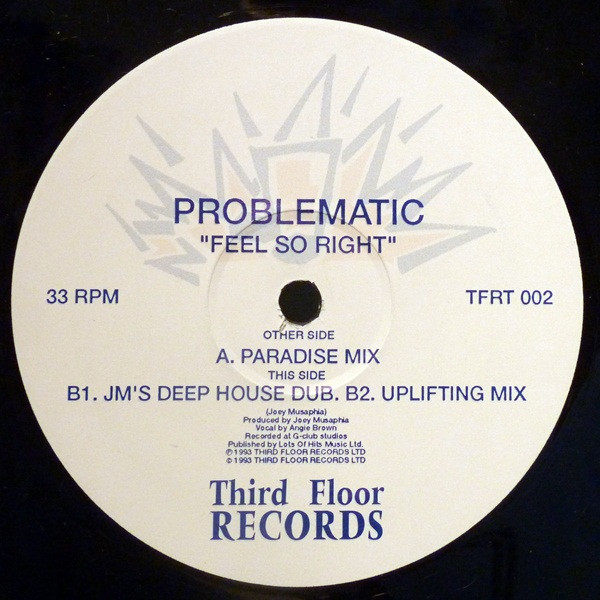 Problematic - Feel So Right - Used Vinyl Record 12" image 1
