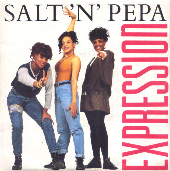 Salt 'N' Pepa - Expression - Used Vinyl Record 7" image 1