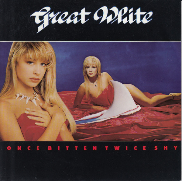 Great White - Once Bitten Twice Shy - Used Vinyl Record 7" image 1