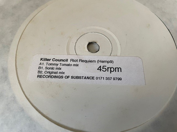 Killer Council - Riot Requiem - Used Vinyl Record 12" image 1