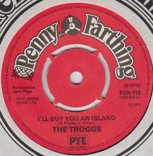 Troggs - I'll Buy You An Island - Used Vinyl Record 7" image 1