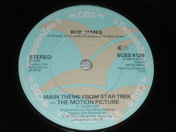 Bob James - Main Theme From Star Trek - The Motion Picture - Used Viny image 1
