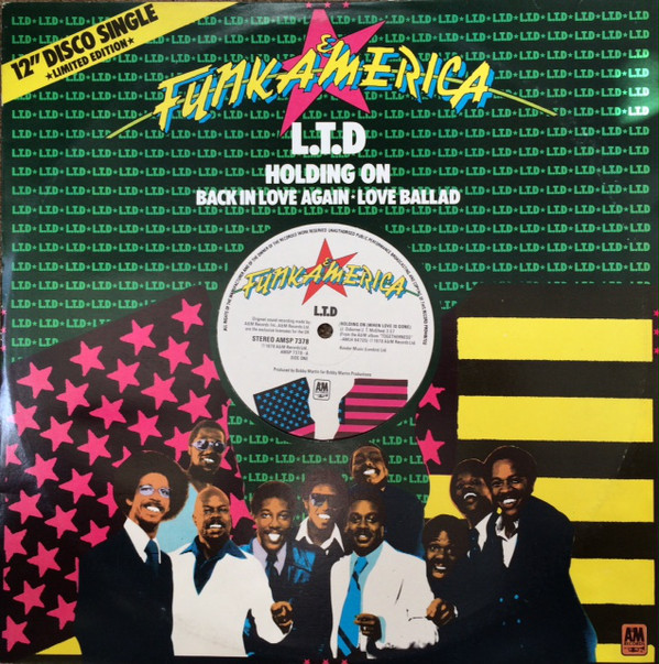 L.T.D. - Holding On (When Love Is Gone) - Used Vinyl Record 12" image 1