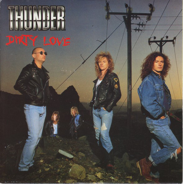 Thunder - Dirty Love - Used Vinyl Record 7" image 1