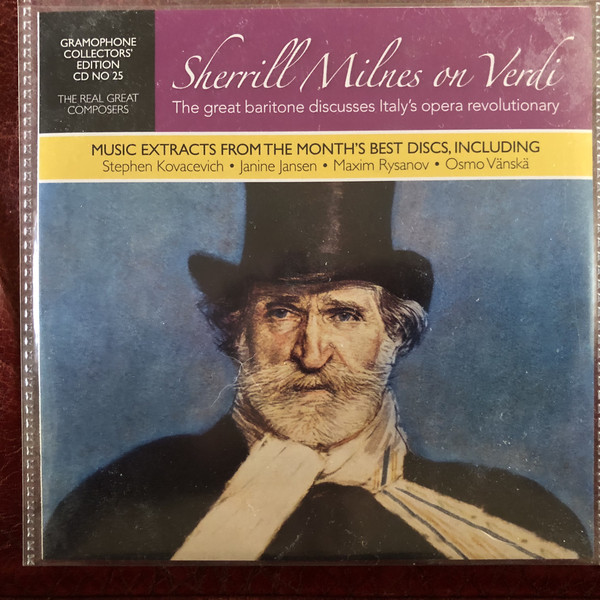 Various - Sherrill Milnes On Verdi - The Great Baritone Discu image 1
