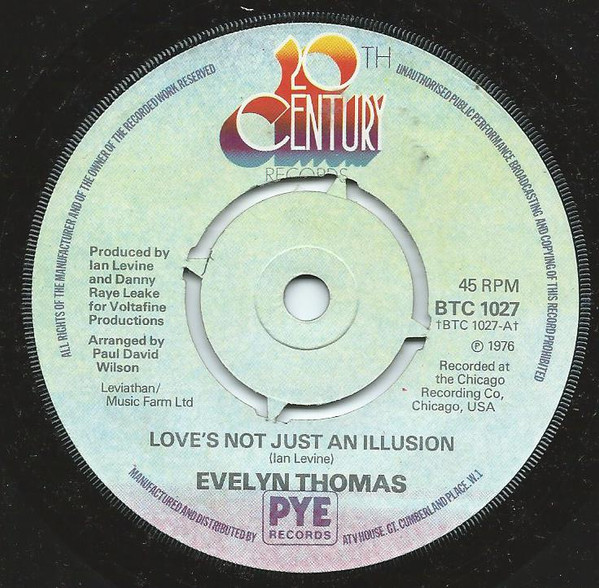 Evelyn Thomas - Love's Not Just An Illusion / The Chicago Hustle - Use image 1