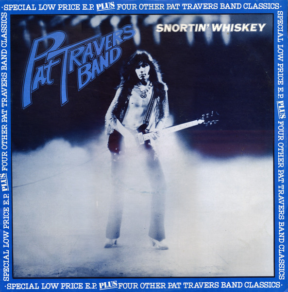 Pat Travers Band - Snortin' Whiskey  EP - Used Vinyl Record 12" image 1