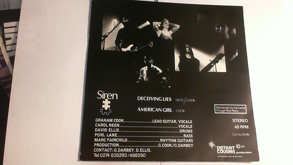 Siren - Deceiving Lies - Used Vinyl Record 7" image 1