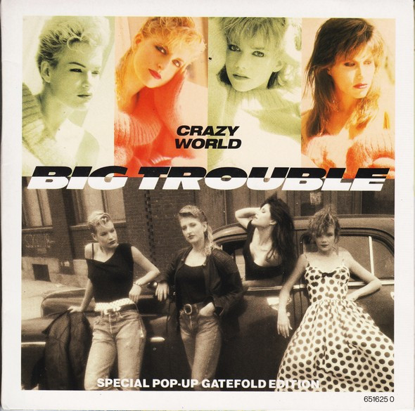 Big Trouble - Crazy World - Used Vinyl Record 7" image 1