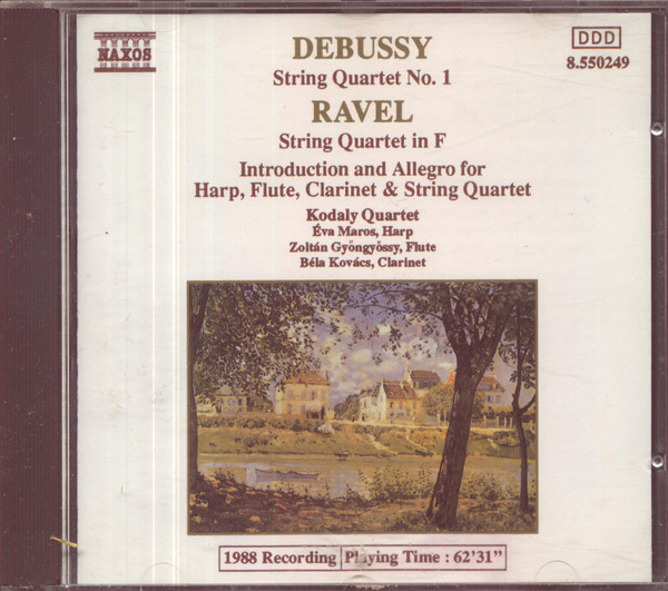 String Quartet No. 1 / String Quartet In F / Introduction And Allegro For Harp, Flute, Clarinet & String Quartet