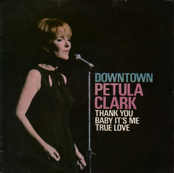 Petula Clark - Downtown - Used Vinyl Record 7" image 1