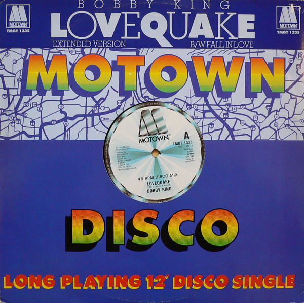 Bobby King - Lovequake - Used Vinyl Record 12" image 1