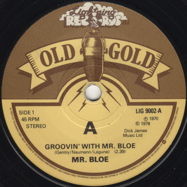 Mr. Bloe - Groovin' With - Used Vinyl Record 7" image 1