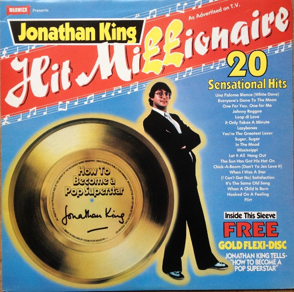 Jonathan King - Hit Millionaire - Used Vinyl Record image 1