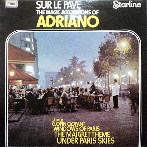 Adriano - Sur Le Pave - Used Vinyl Record image 1
