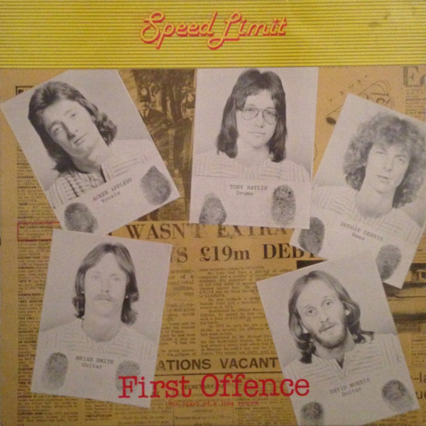 Speed Limit - First Offence - Used Vinyl Record image 1