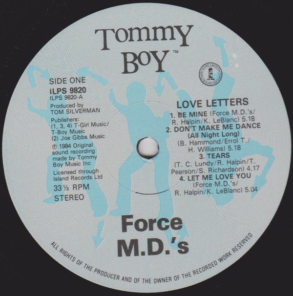 Force MD's - Love Letters - Used Vinyl Record image 1