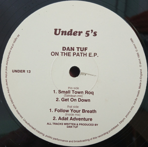 Dan Tuf - On The Path E.P. - Used Vinyl Record 12" image 1