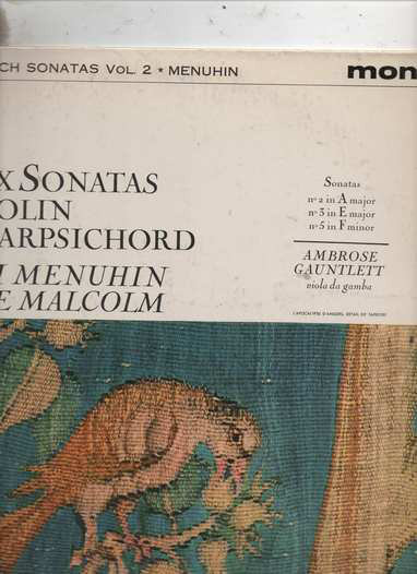 The Six Sonatas For Violin And Harpsichord