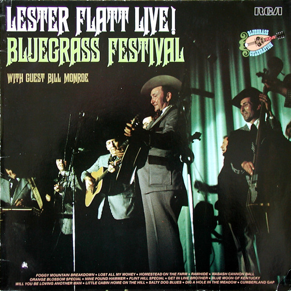 Lester Flatt - Live Bluegrass Festival - Used Vinyl Record image 1
