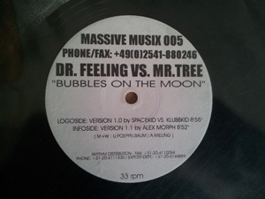 Dr. Feeling & Mr. Tr - Bubbles On The Moon - Used Vinyl Record 10" image 1