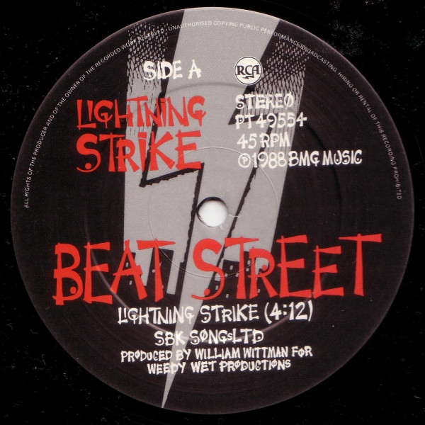 Lightning Strike - Beat Street - Used Vinyl Record 12" image 1