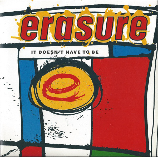 Erasure - It Doesn't Have To Be - Used Vinyl Record 7" image 1