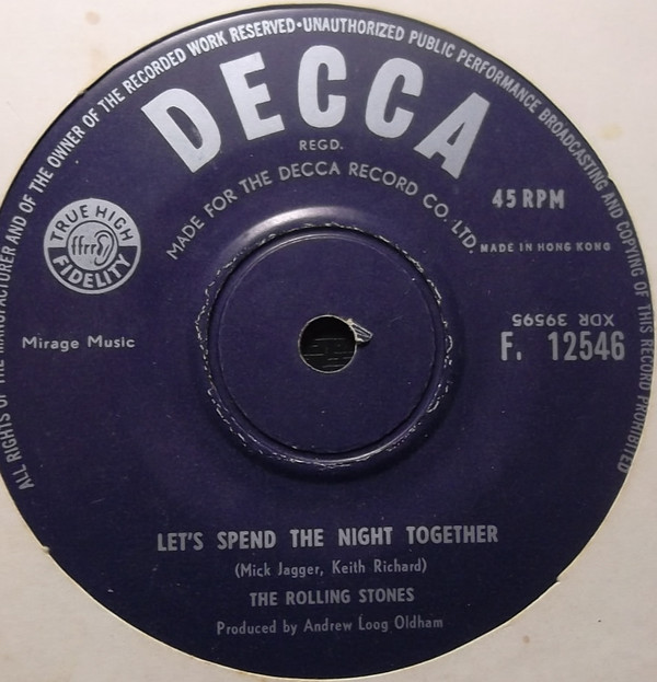 Let's Spend The Night Together / Ruby Tuesday