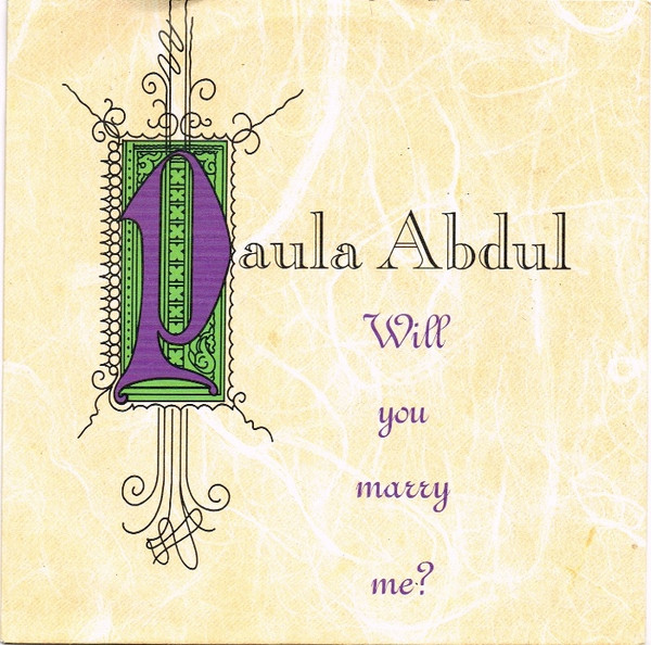 Paula Abdul - Will You Marry Me? - Used Vinyl Record 7" image 1