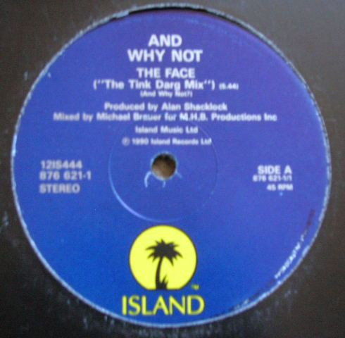 And Why Not? - Face - Used Vinyl Record 12" image 1