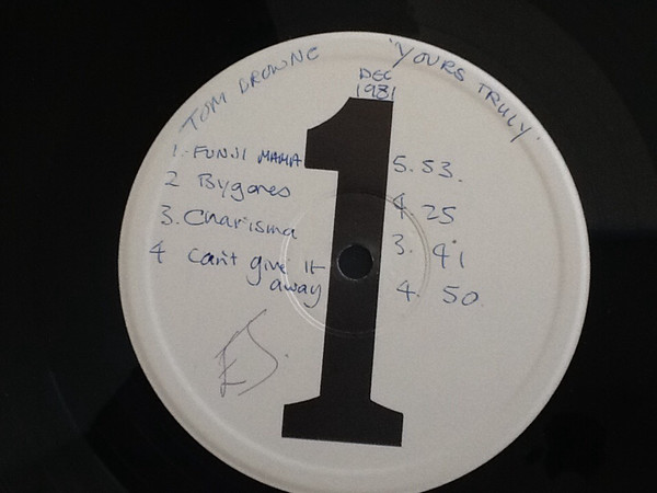 Tom Browne - Yours Truly - Used Vinyl Record image 1