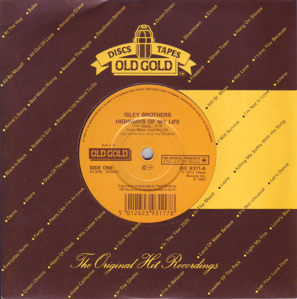 Isley Brothers - Highways Of My Life / Harvest For The World - Used Vi image 1