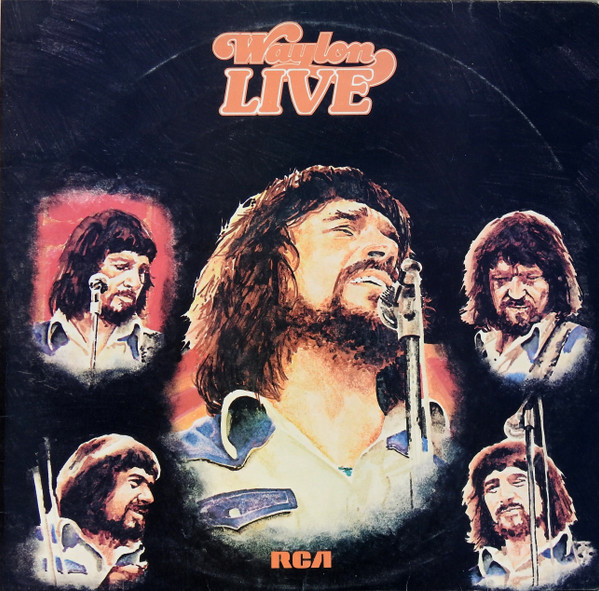 Waylon Jennings - Waylon Live - Used Vinyl Record image 1