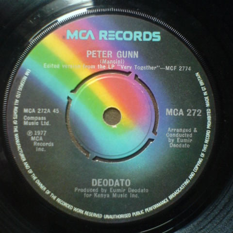 Eumir Deodato - Peter Gunn - Used Vinyl Record 7" image 1