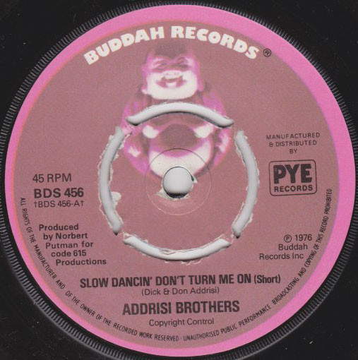 Addrisi Brothers - Slow Dancin' Don't Turn Me On - Used Vinyl Record image 1