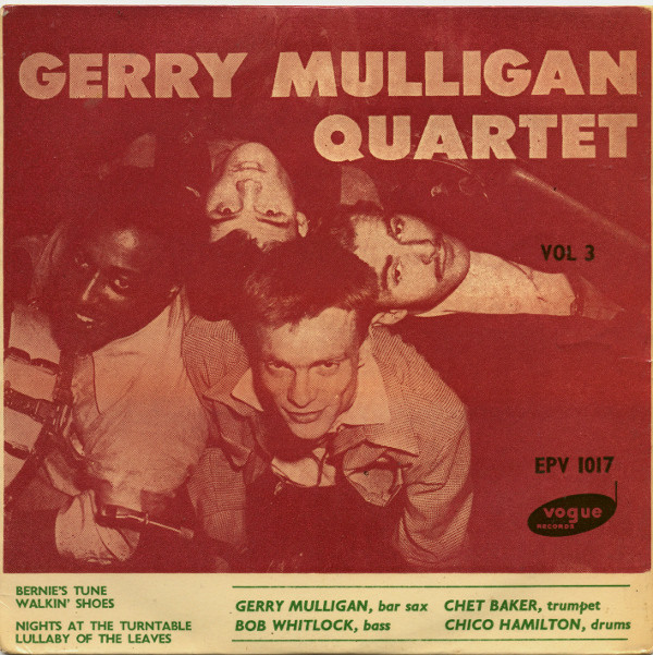 Gerry Mulligan Quart - Vol 3 - Used Vinyl Record 7" image 1