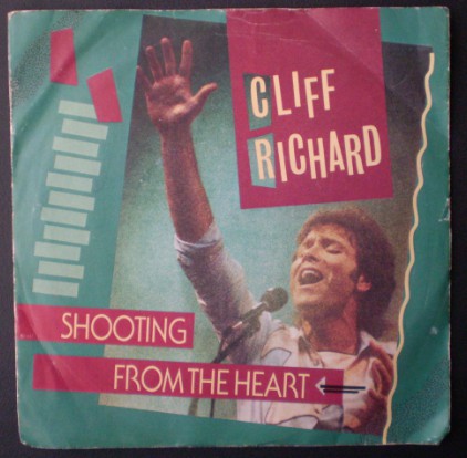 Cliff Richard - Shooting From The Heart - Used Vinyl Record 7" image 1