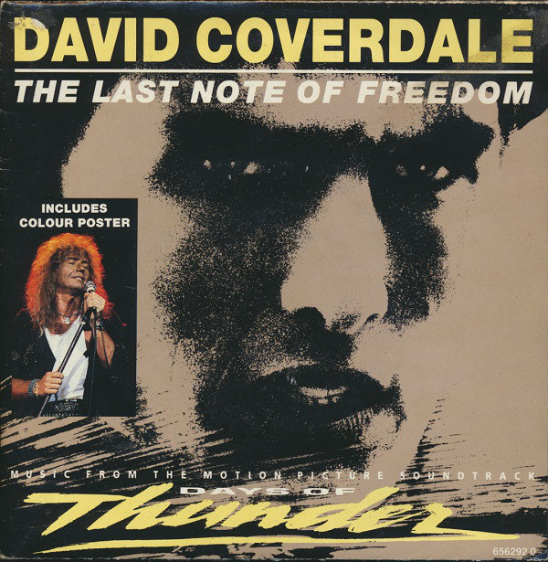 David Coverdale - Last Note Of Freedom - Used Vinyl Record 7" image 1