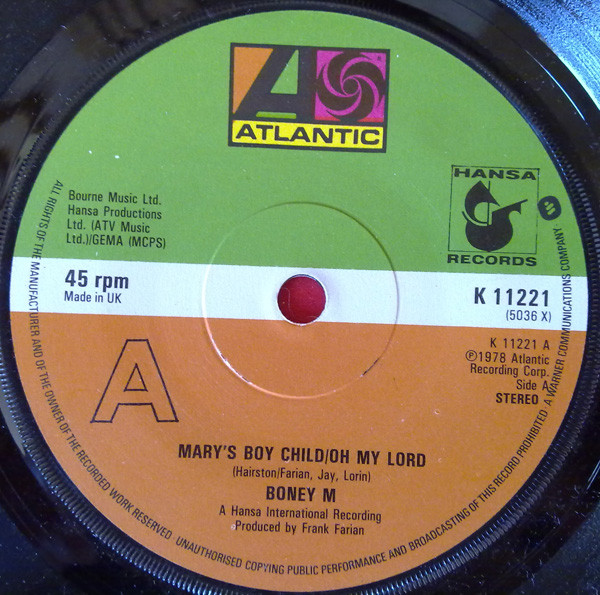 Mary's Boy Child / Oh My Lord