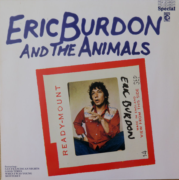 Eric Burdon & The An - Eric Burdon And The Animals - Used Vinyl Record image 1