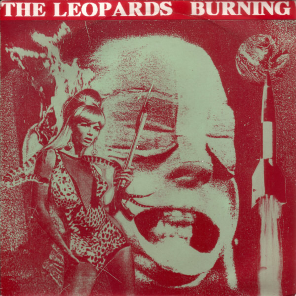 Leopards - Burning - Used Vinyl Record 7" image 1