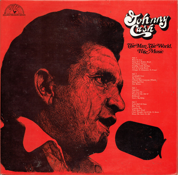Johnny Cash - Man, The World, His Music - Used Vinyl Record image 1