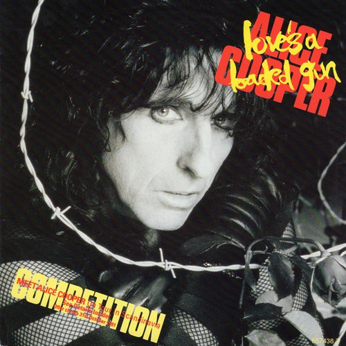 Alice Cooper - Love's A Loaded Gun - Used Vinyl Record Single image 1