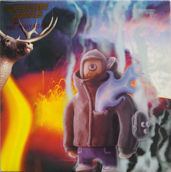 Super Furry Animals - Fire In My Heart - Used Vinyl Record 7" image 1
