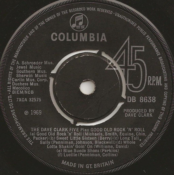 Dave Clark Five - Play Good Old Rock 'N' Roll - Used Vinyl Record 7" image 1