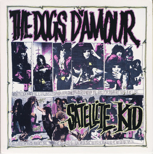 Dogs D'Amour - Satellite Kid - Used Vinyl Record 7" image 1